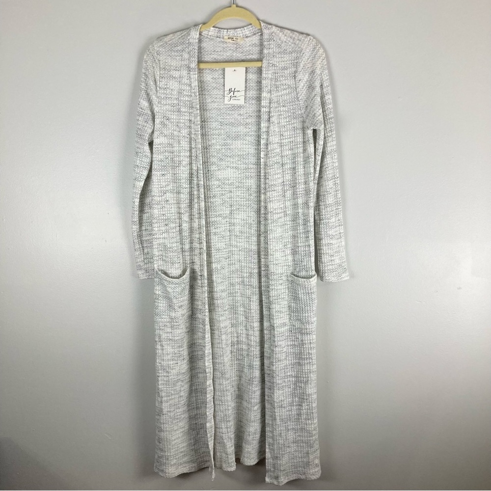 Before You long heather cardigan in medium